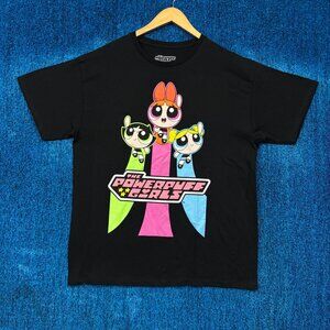 The Powerpuff Girls (1998) Blossom, Bubbles, and Buttercup Graphic Cartoon T-Shi